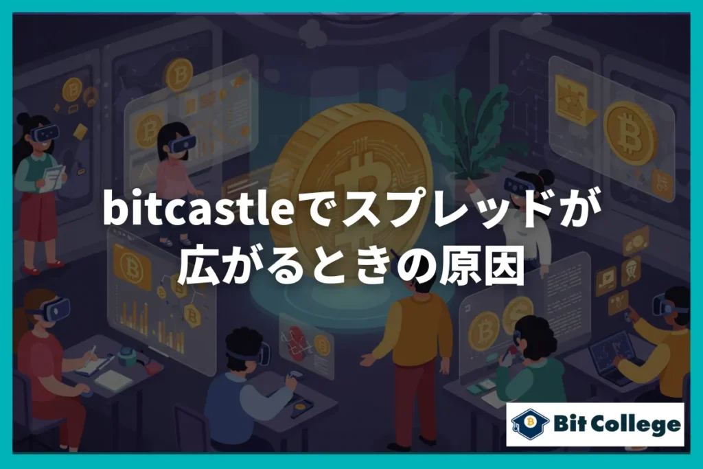 bitcastleでスプレッドが広がるときの原因